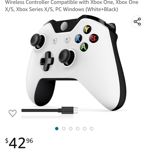 xbox Other - Wireless controller Compatible with XBOX  One, Xbox Series,  PC Window in white